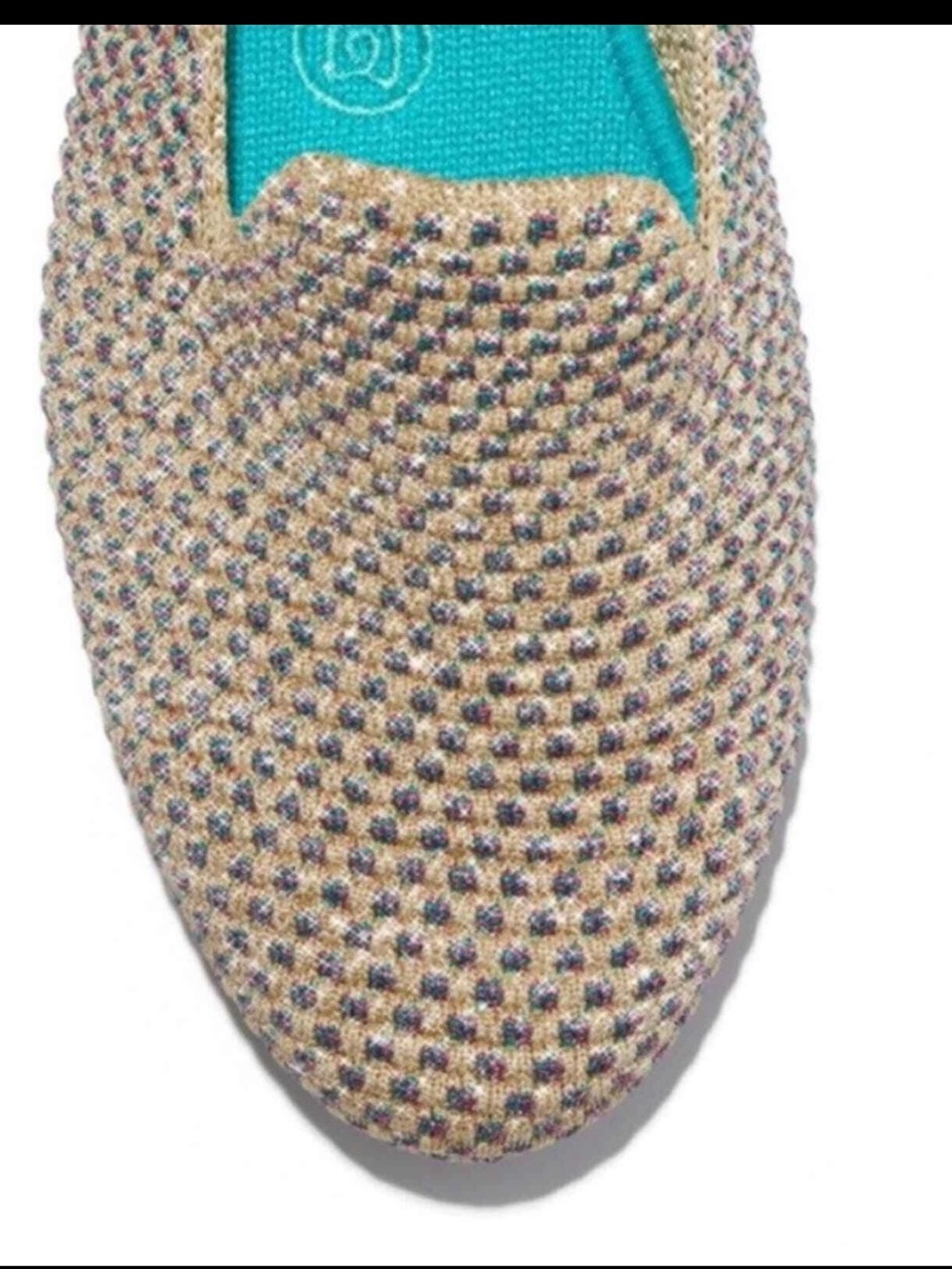 NWOT Rothy's Multi Metallic Sparkling Limited Edition Round Loafer Flats Sz 7 - Picture 2 of 10